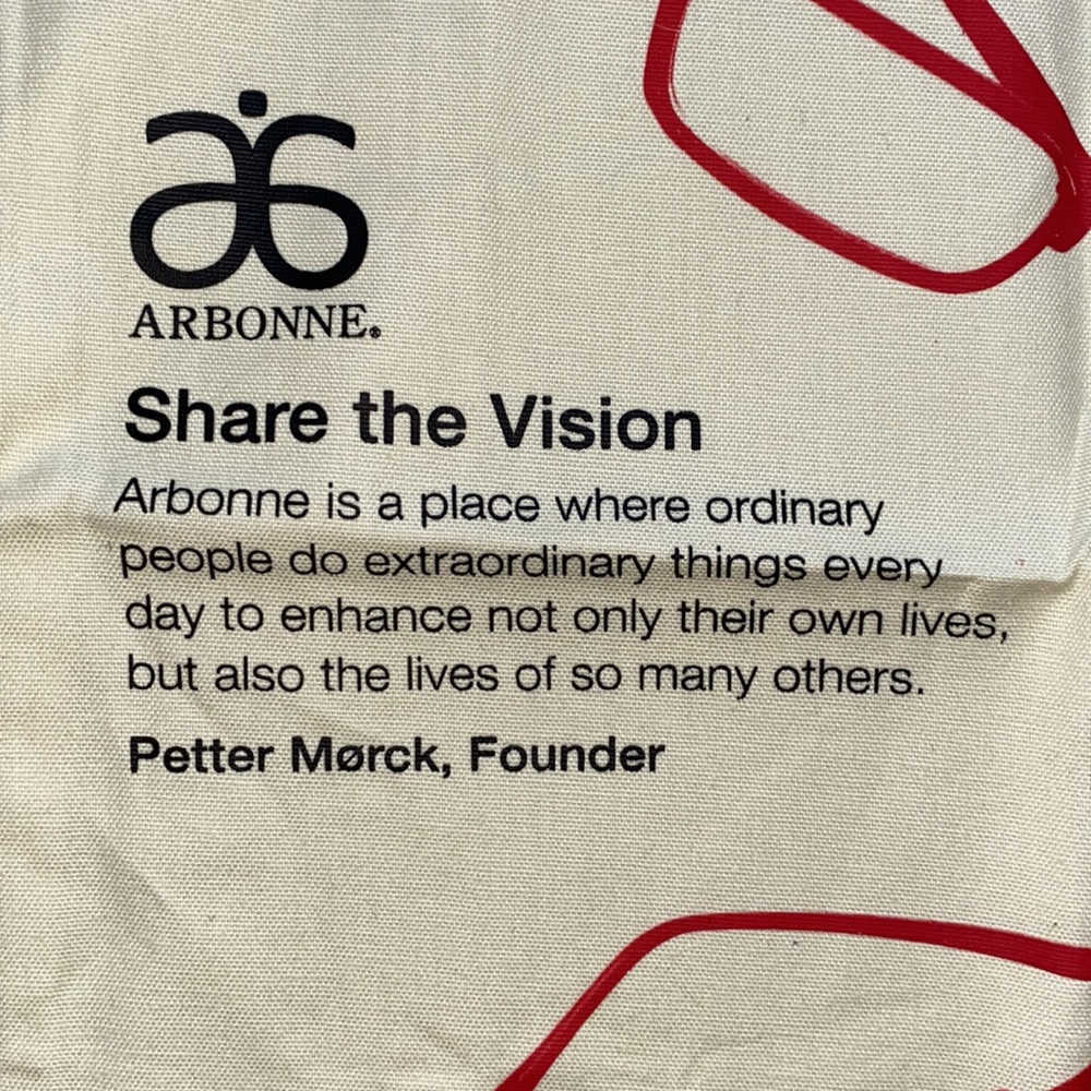 Arbonne drawstring backpack bag - Picture 2 of 3